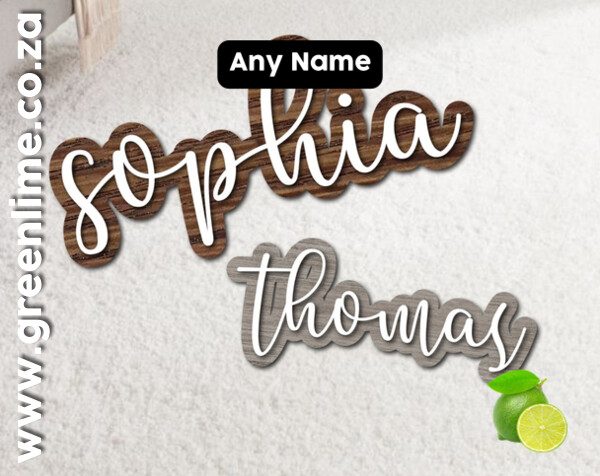 Name on Background Sample 7