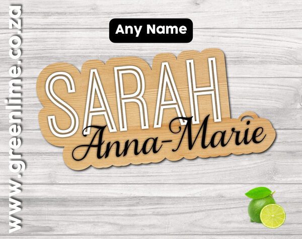 Name on Background Sample 8